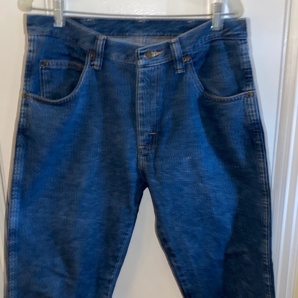 Classic Blue Denim Wrangler Jeans